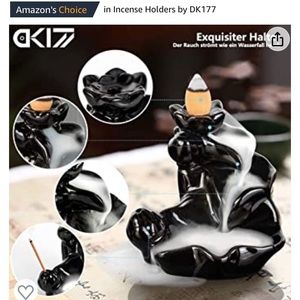 Waterfall incense burner